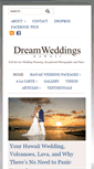 Mobile Screenshot of dreamweddingshawaii.com